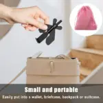 Securagard Portable Travel Door Lock – Compact Stainless Steel Security for Hotels, Airbnbs & Dorms - Image 6