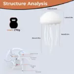 LED Gradient Swimming Jellyfish Atmosphere Light - Image 8